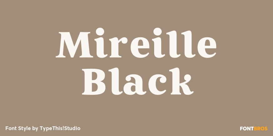 Mireille Black Poster