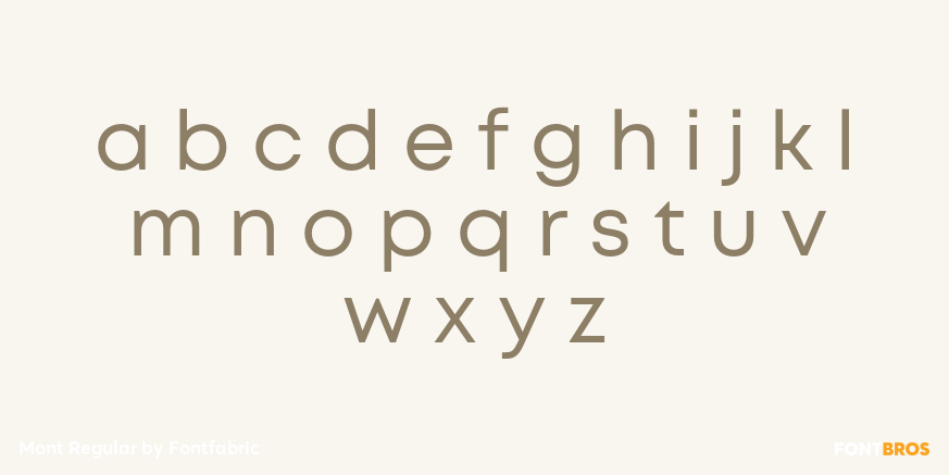 Mont Regular Font Poster #3