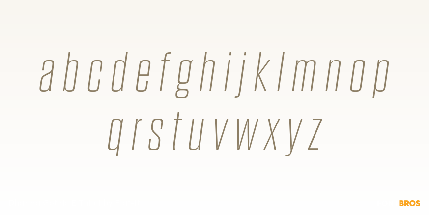 Dharma Gothic E Thin I Font Poster #1