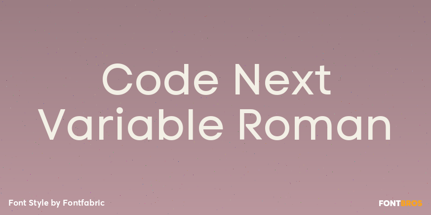 Code Next Variable Roman Poster