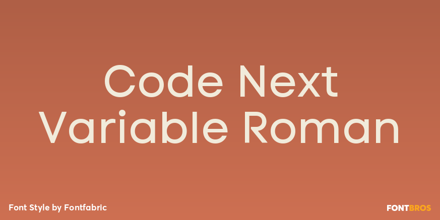 Code Next Variable Roman Poster