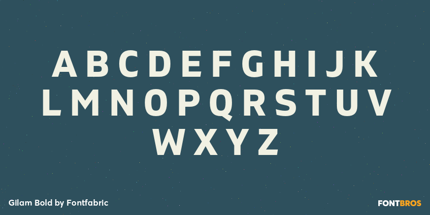 Gilam Bold Font Poster #2