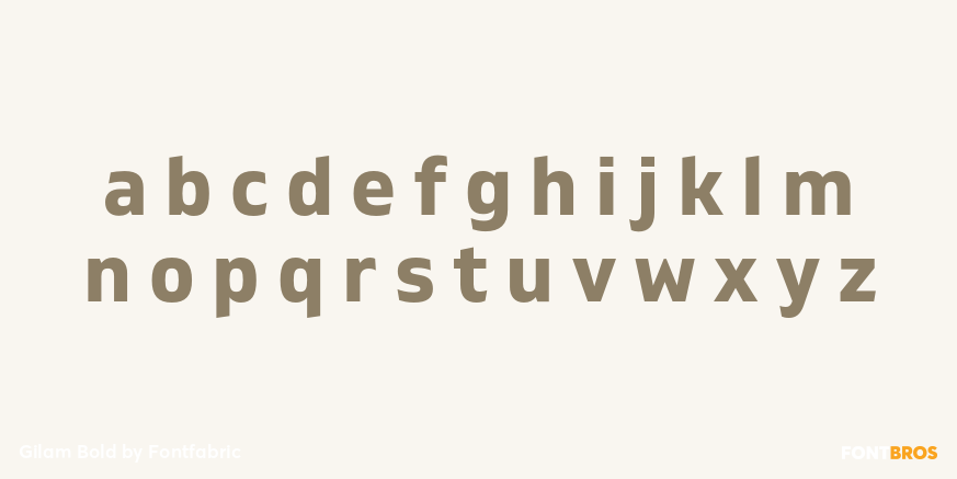 Gilam Bold Font Poster #3