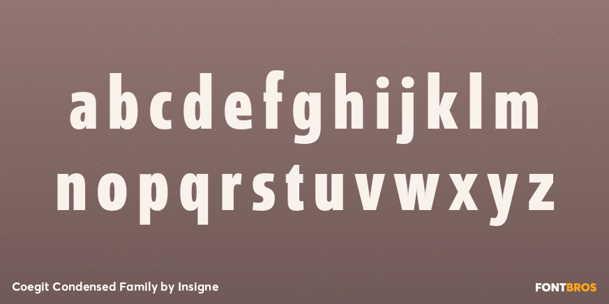 Coegit Condensed Family Font Poster #3