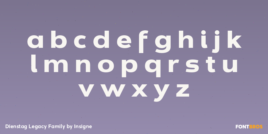 Dienstag Legacy Family Font Poster #3