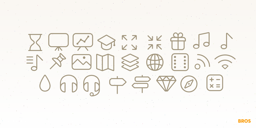 Panton Icons B Regular Font Poster #2