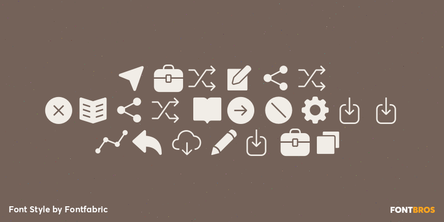 Panton Icons C Fill Regular Font Poster #1