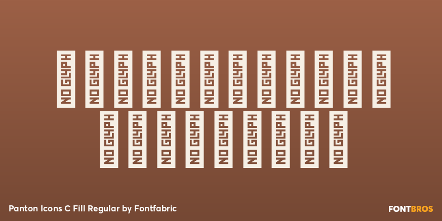 Panton Icons C Fill Regular Font Poster #4
