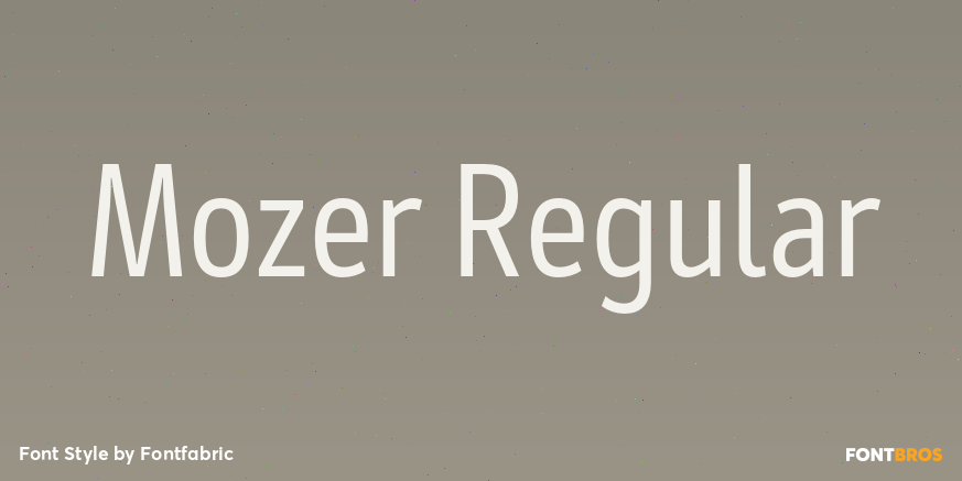 Mozer Regular Poster