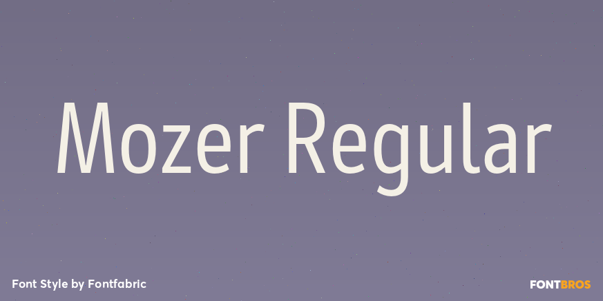 Mozer Regular Poster