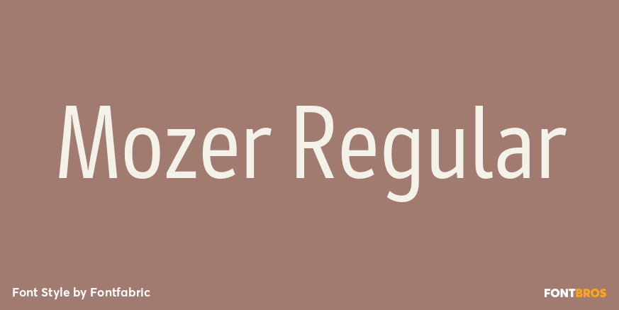 Mozer Regular Poster