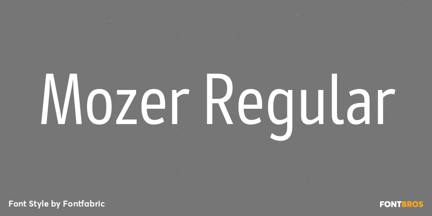 Mozer Regular Poster