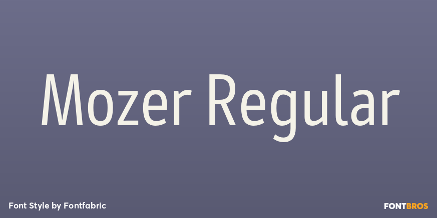 Mozer Regular Poster