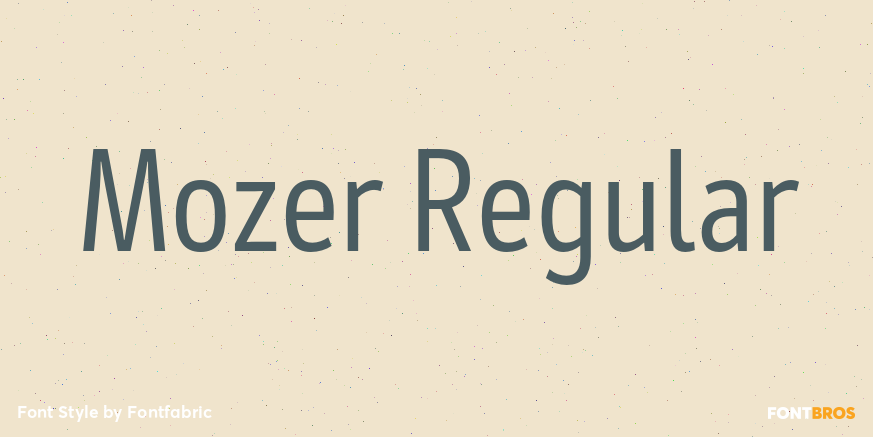 Mozer Regular Poster