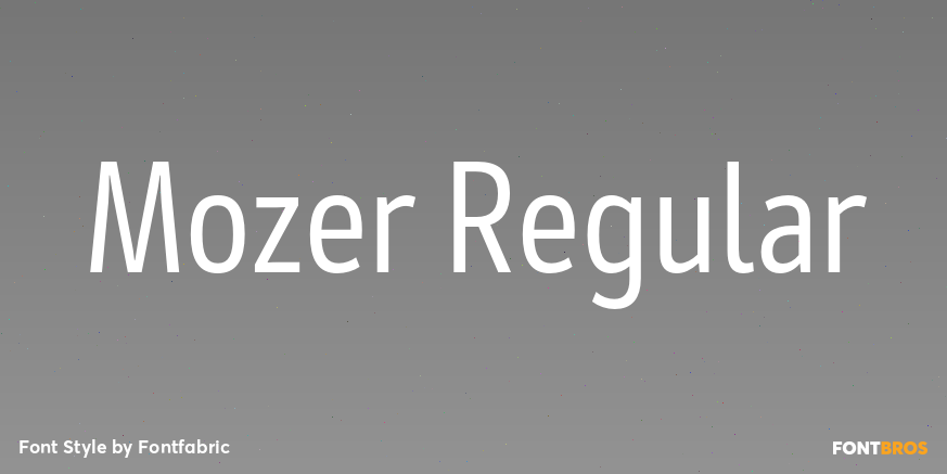 Mozer Regular Poster
