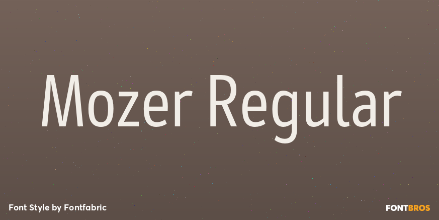 Mozer Regular Poster