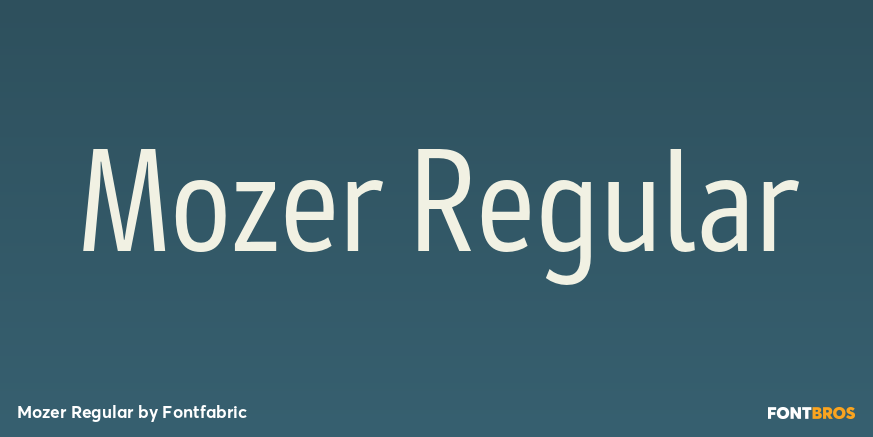 Mozer Regular Poster