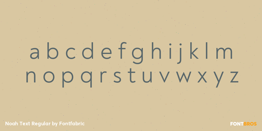Noah Text Regular Font Poster #3