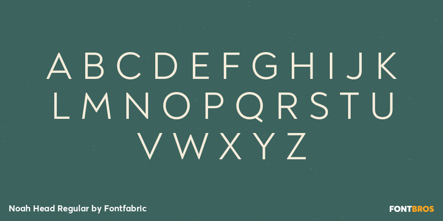 Noah Head Regular Font Poster #2