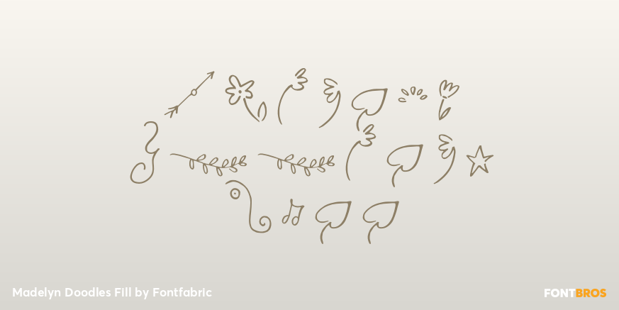 Madelyn Doodles Fill Poster