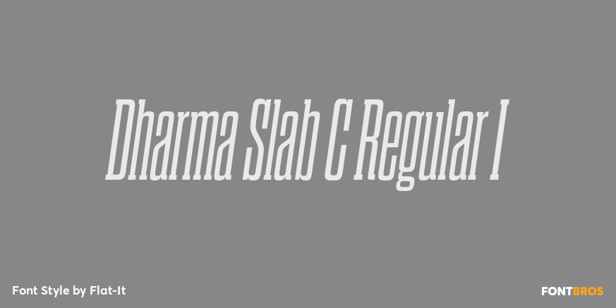 Dharma Slab C Regular I Poster