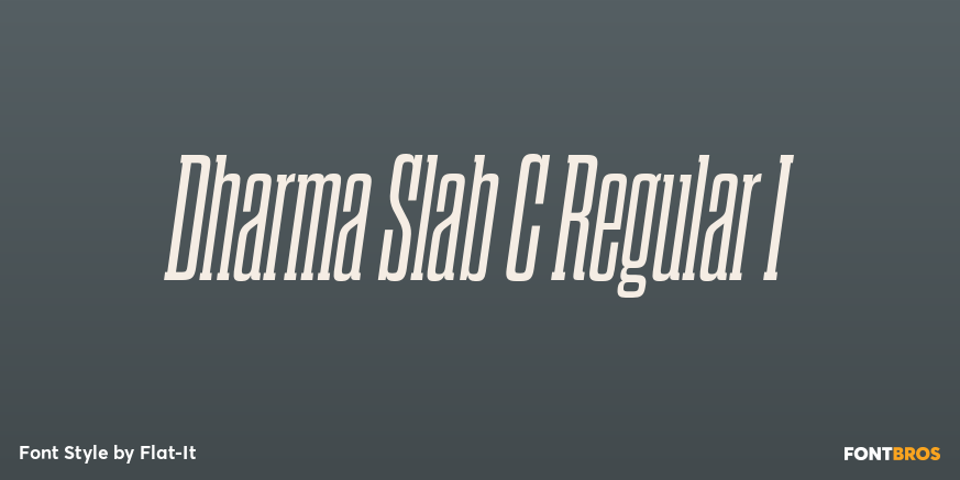 Dharma Slab C Regular I Poster