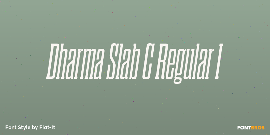 Dharma Slab C Regular I Poster