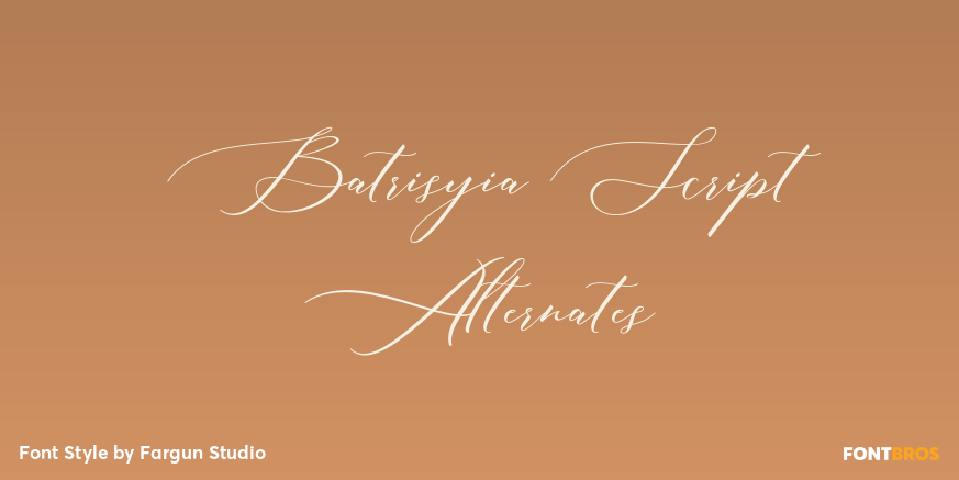 Batrisyia Script Alternates Poster
