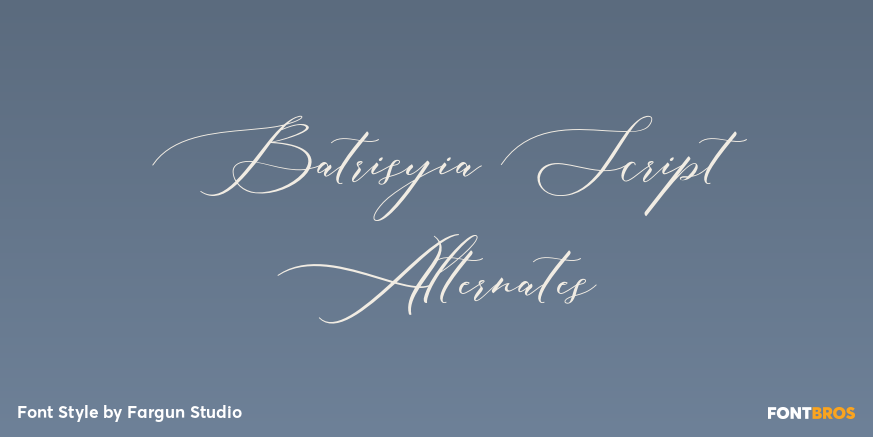Batrisyia Script Alternates Poster