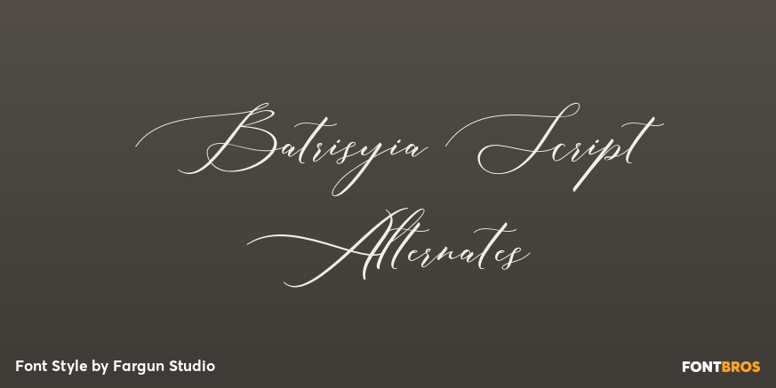 Batrisyia Script Alternates Poster