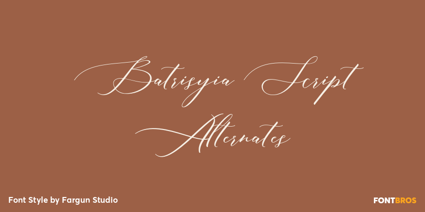Batrisyia Script Alternates Poster