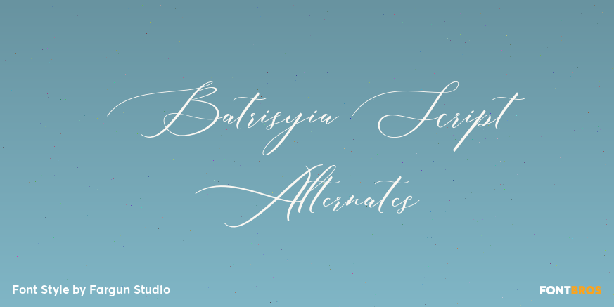 Batrisyia Script Alternates Poster