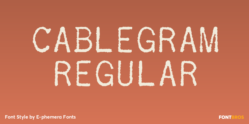 Cablegram Regular Poster