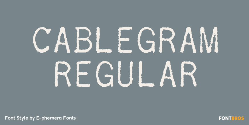 Cablegram Regular Poster