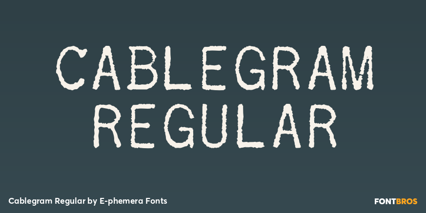 Cablegram Regular Poster