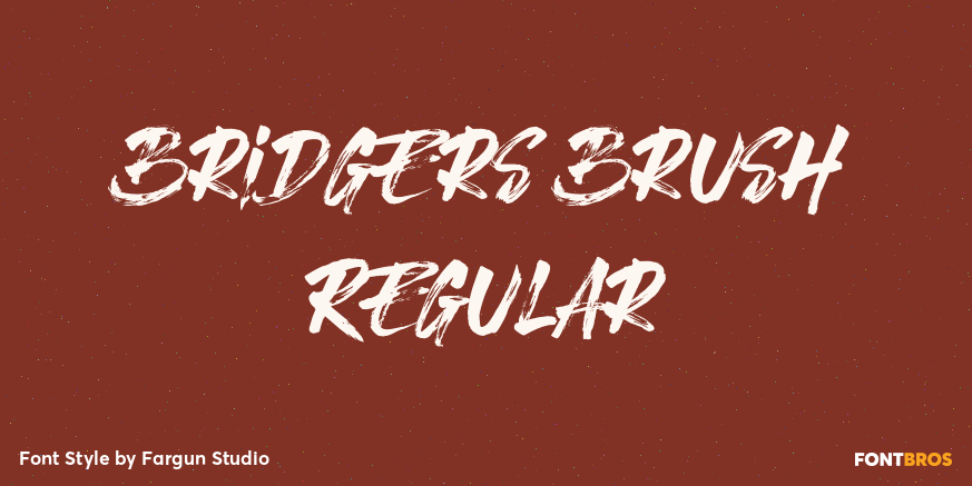 Bridgers Brush Regular Poster