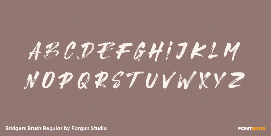 Bridgers Brush Regular Font Poster #1