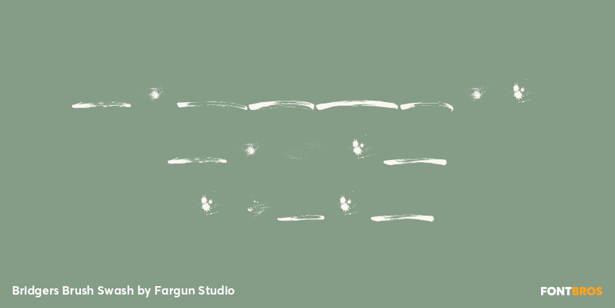 Bridgers Brush Swash Poster