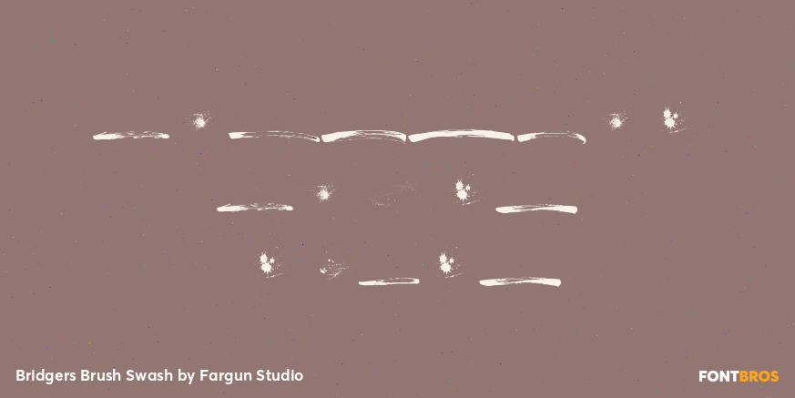 Bridgers Brush Swash Poster