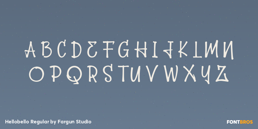 Hellobello Regular Font Poster #2