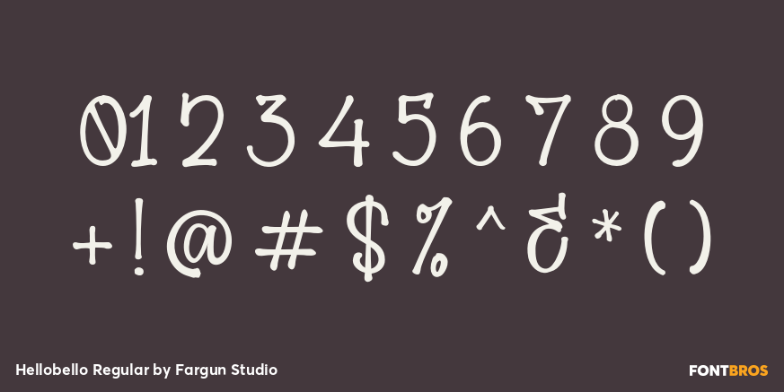 Hellobello Regular Font Poster #4