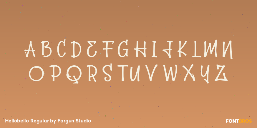 Hellobello Regular Font Poster #1