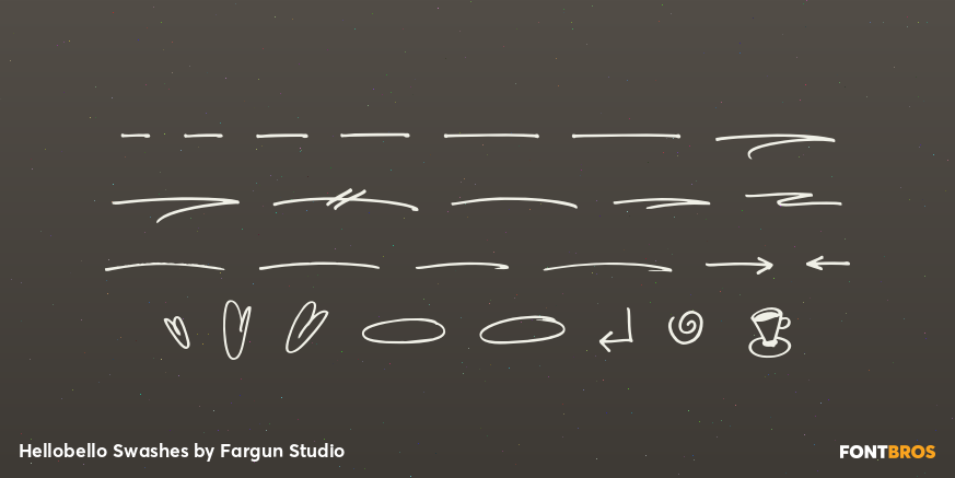 Hellobello Swashes Font Poster #2