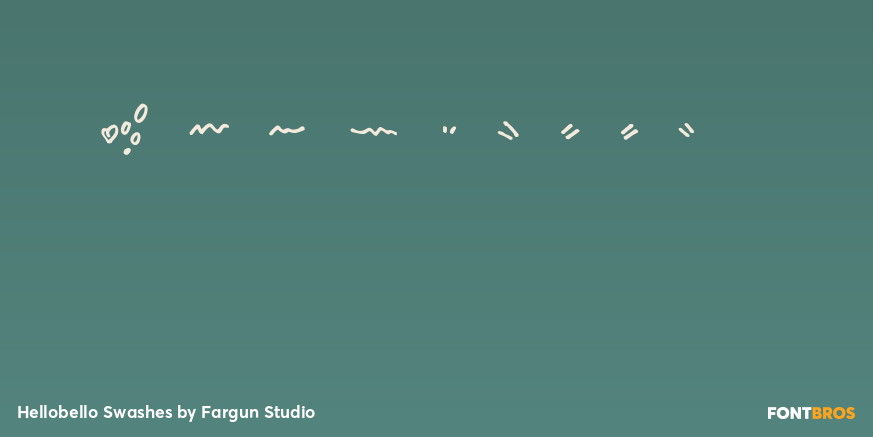 Hellobello Swashes Font Poster #4