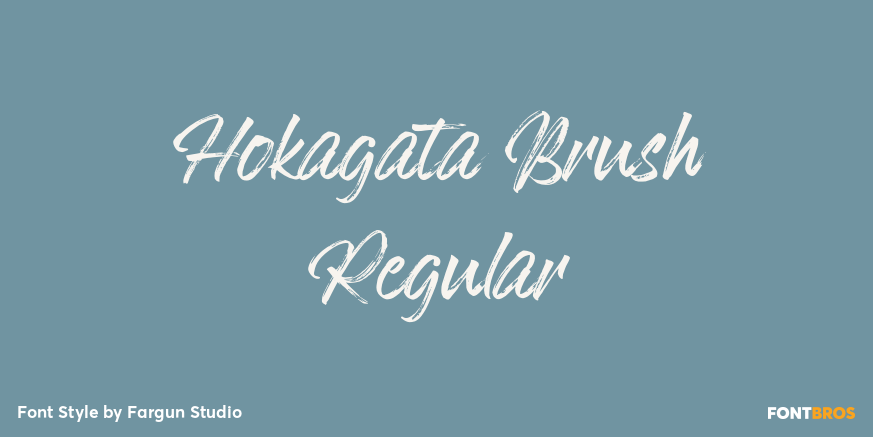 Hokagata Brush Regular Poster