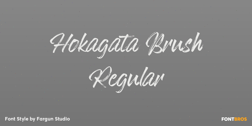 Hokagata Brush Regular Poster
