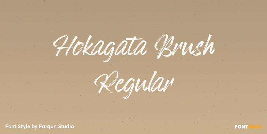 Hokagata Brush Regular Poster