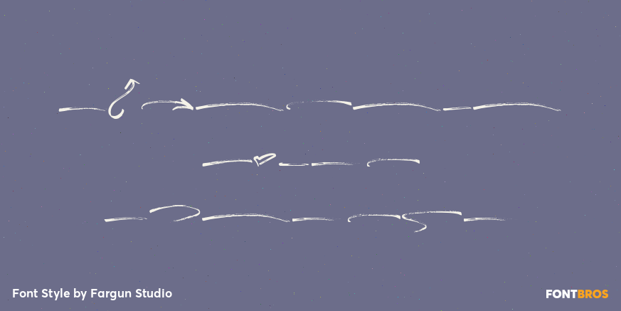 Hokagata Brush Swashes Poster