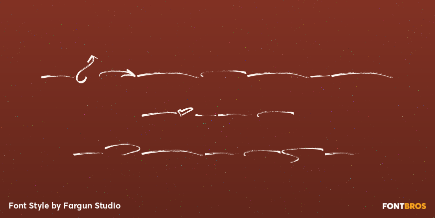 Hokagata Brush Swashes Poster