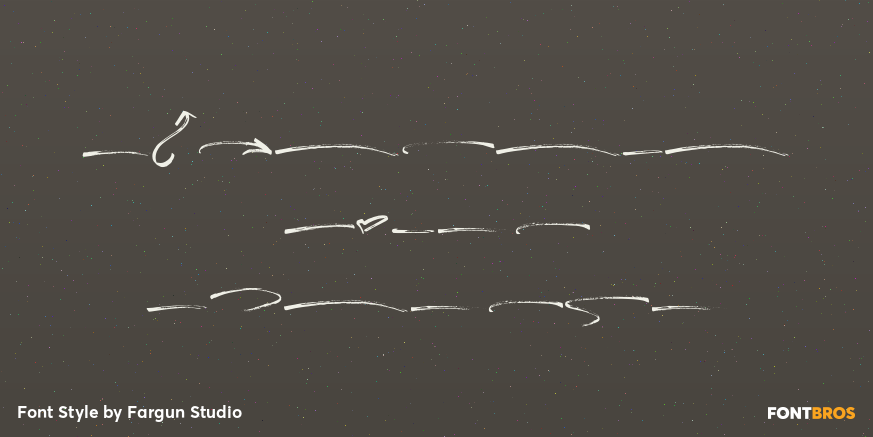 Hokagata Brush Swashes Poster